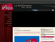 Tablet Screenshot of labouffonnerie.be